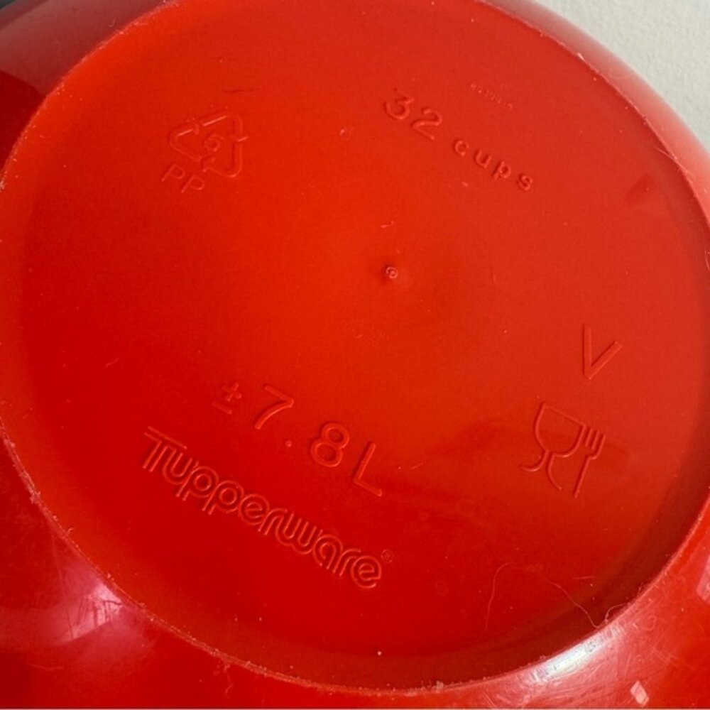 Tupperware 3 Pc Thatsa Bowl Set RED - Picture 5 of 8